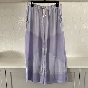 POL Lavender Wide Leg Culotte Pants, Great Condition, dual size S/M